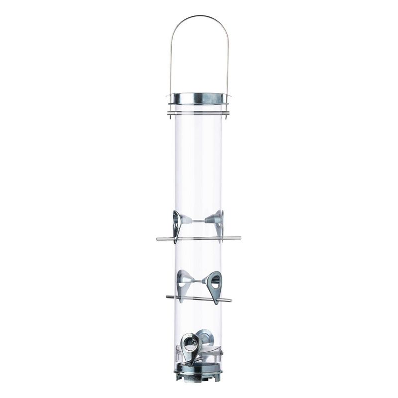 Droll Yankees Classic Sunflower Mixed Seed Feeder - Silver