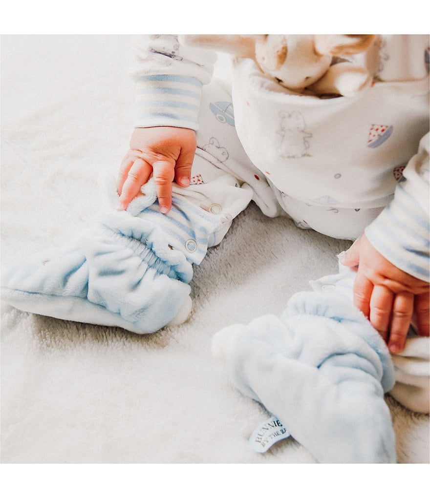 Bunnies By The Bay Baby Boys Newborn-6 Months Hoppy Feet Bootie Slippers