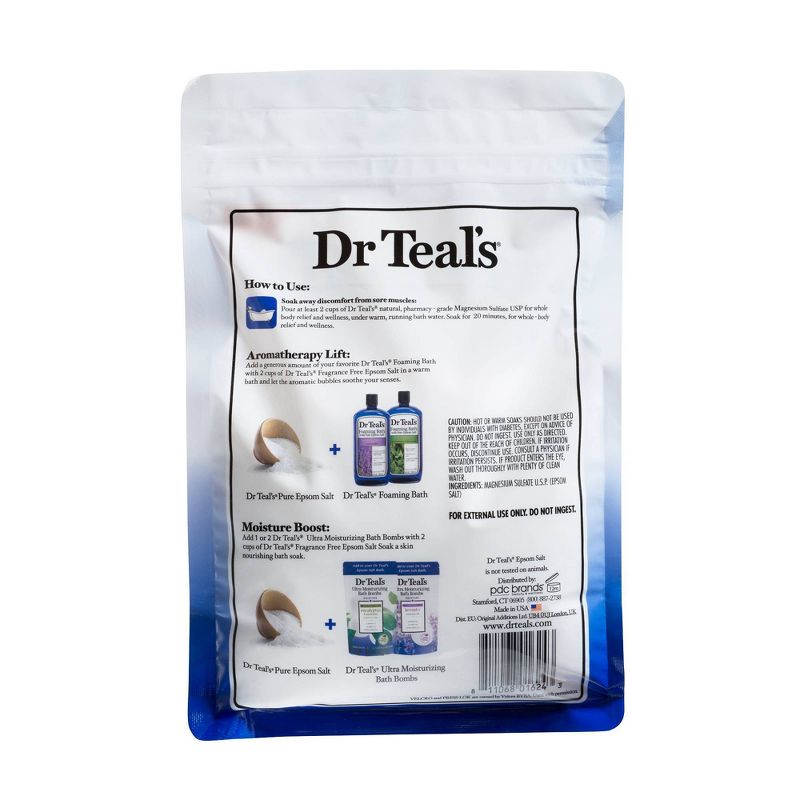 Dr Teal's Pure Epsom Bath Salt Soaking Solution - 64oz