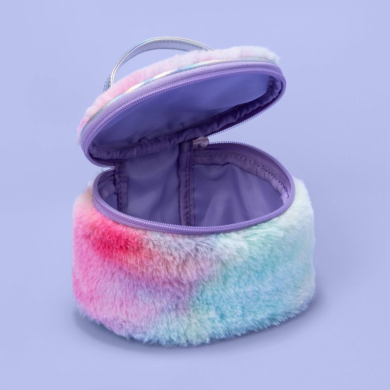 Girls' Pastel Tie-Dye Faux Fur Wristlet - More Than Magic™