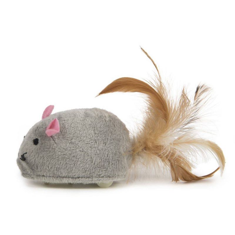 Petlinks Bumper Mouse Electronic Motion Cat Toy - Gray