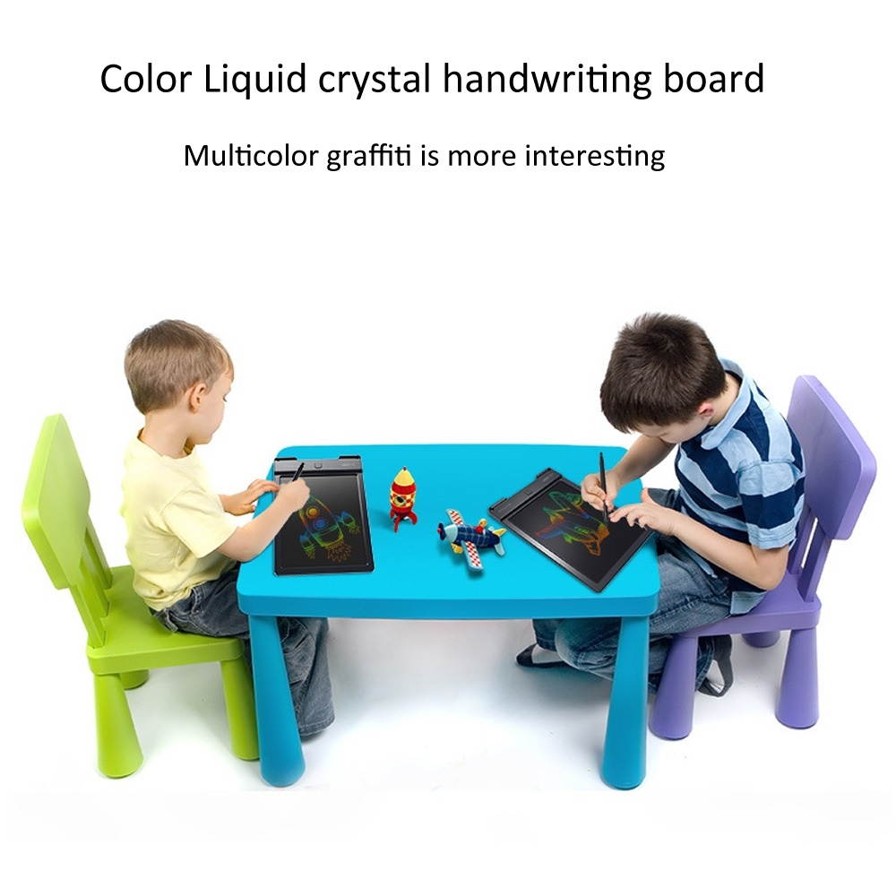 WP9310 9 inch LCD Color Screen Writing Tablet Handwriting Drawing Sketching Graffiti Scribble Doodle Board for Home Office Writing Drawing