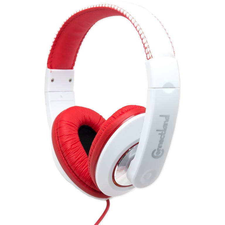 SYBA Red/White CL-AUD63080 Binaural Headphone