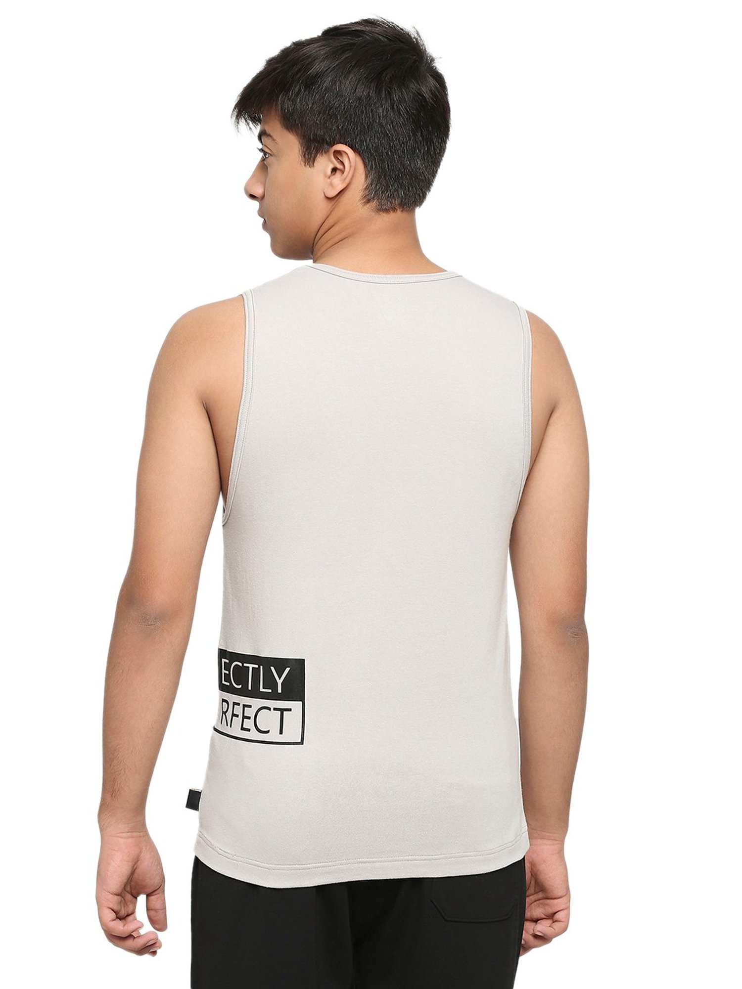 Frenchie Kids Light Grey Solid Vest