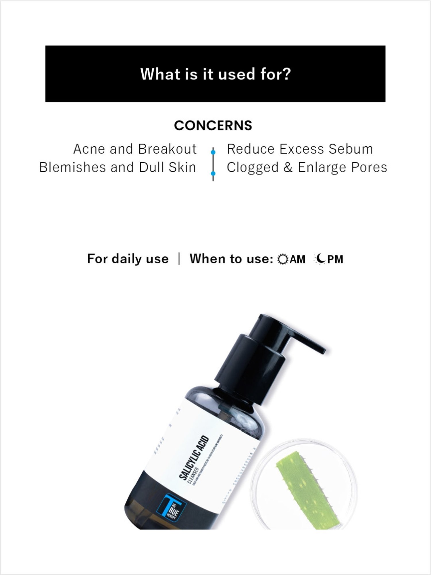 The True Therapy 2% Salicylic Acid & Zinc PCA Face Cleanser - 100 ml