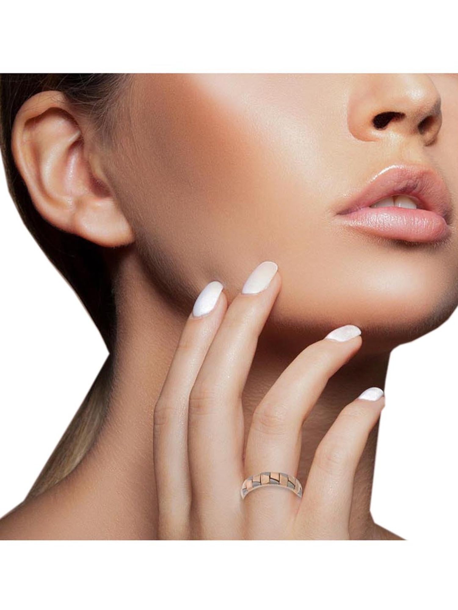 Joyalukkas Polished Extravagant Men's Platinum Ring