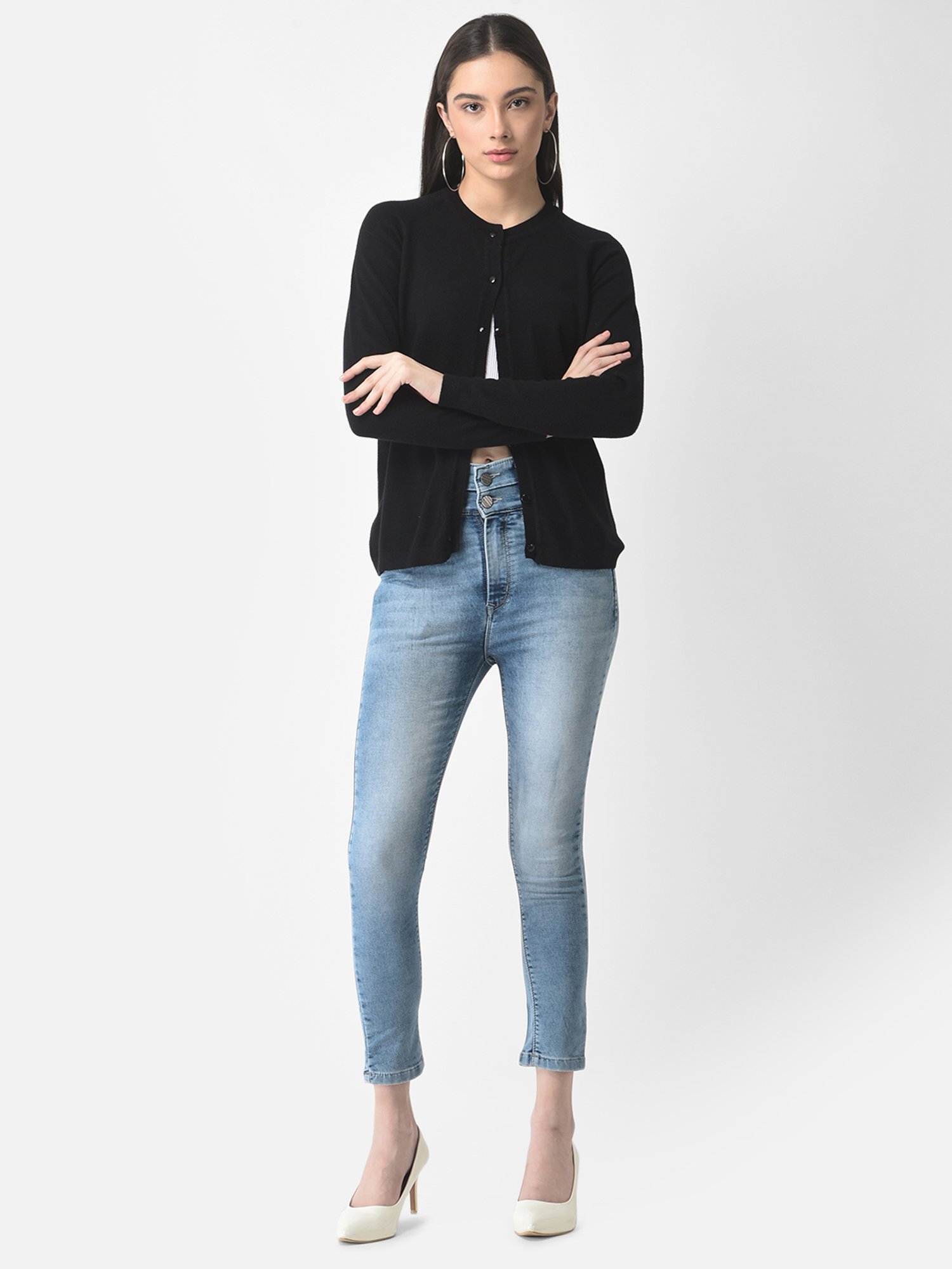 Crimsoune Club Black Cardigan