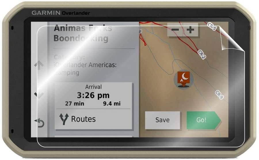 IPG for Garmin Overlander 7" Navigator Screen Protector Invisible Ultra HD Clear Film Anti Scratch Skin Guard - Smooth/Self-Healing/Bubble -Free