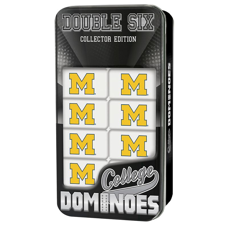 MasterPieces NCAA Michigan Wolverines Double-Six Dominoes