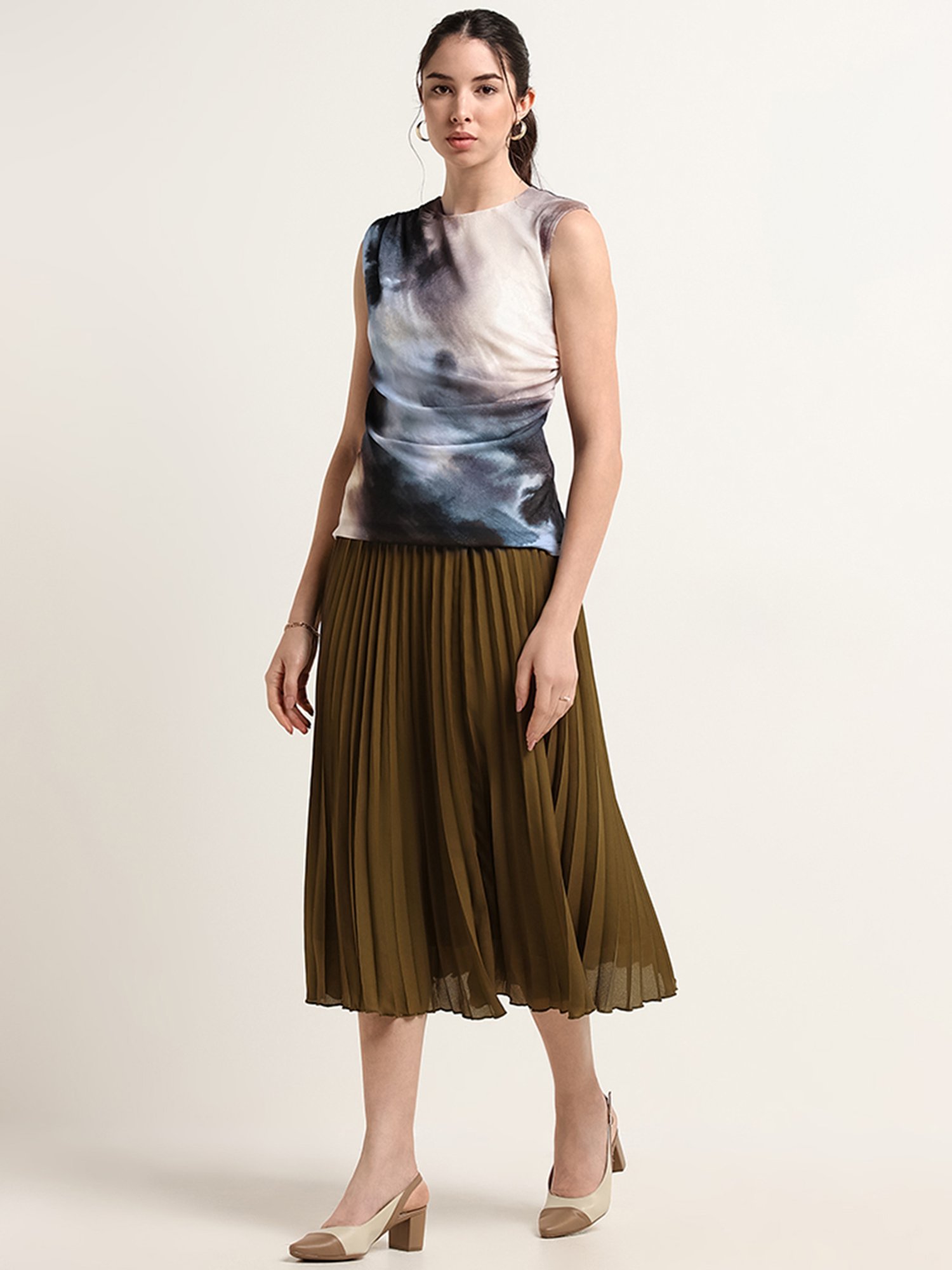 Wardrobe by Westside Multicolour Sleeveless Top