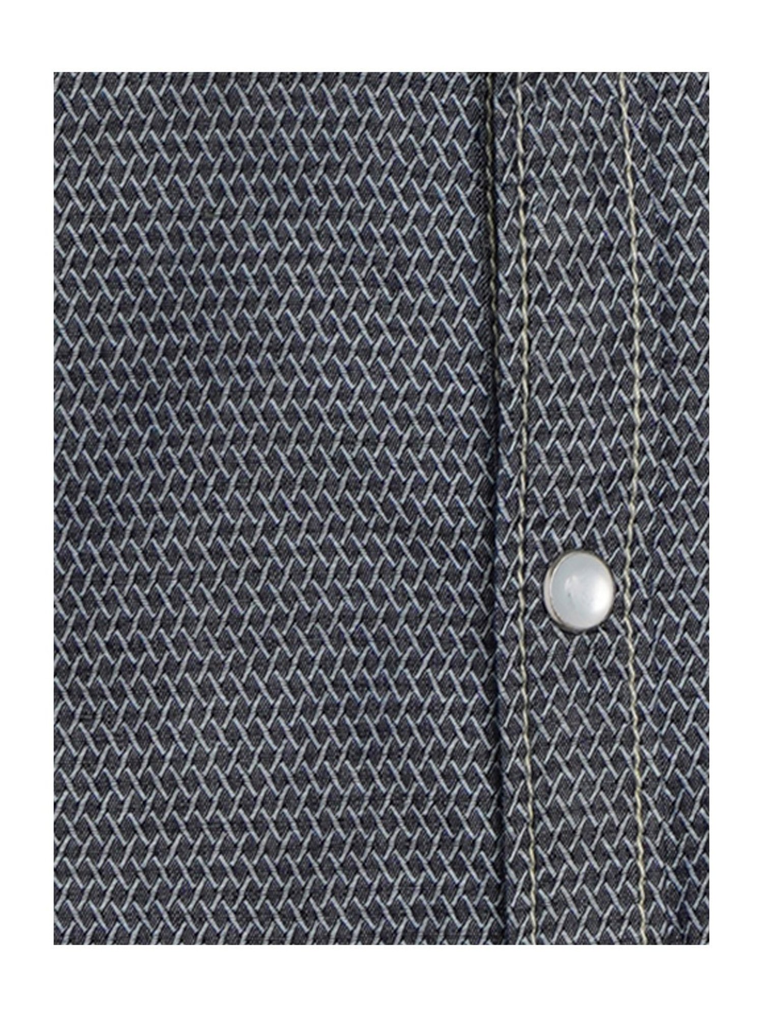 Blue Giraffe Kids Grey Cotton Textured Shirt