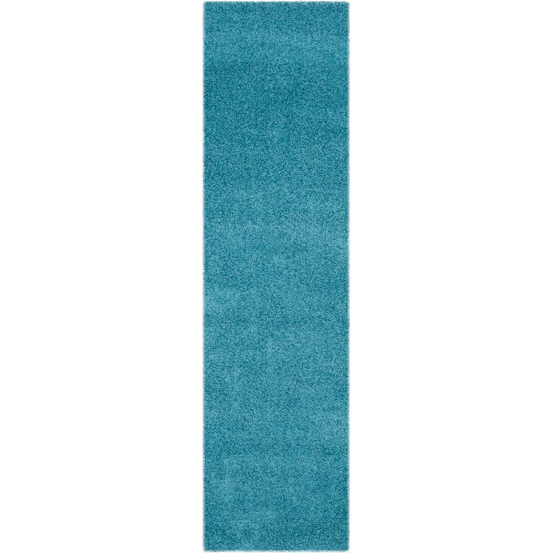 2'3"X4' Rayan Solid Loomed Accent Rug Turquoise - Safavieh