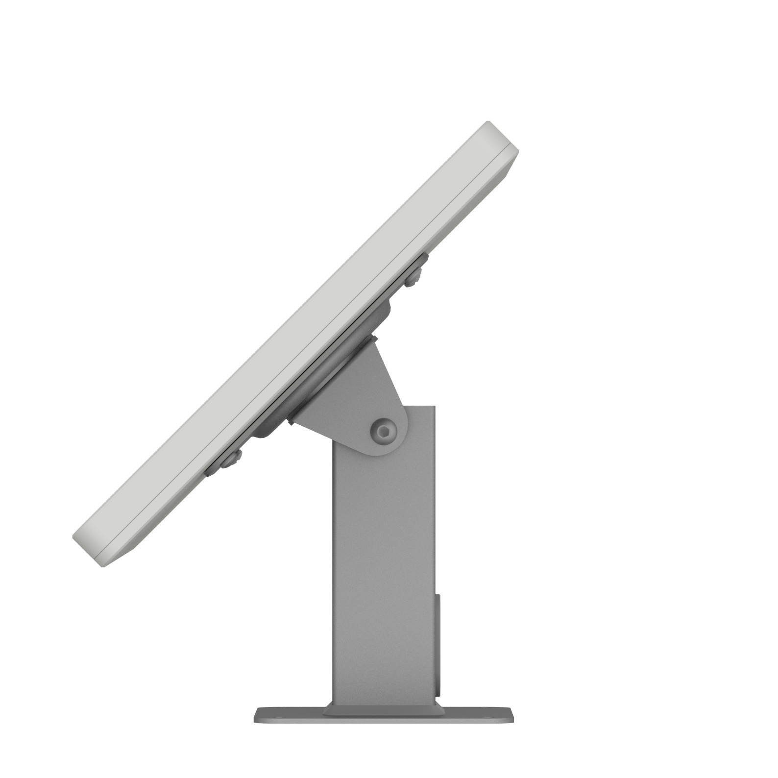 VidaMount Light Grey Enclosure and Rotating & Tilting Desk/Table Mount [Bundle] compatible with Samsung Galaxy Tab A 9.7