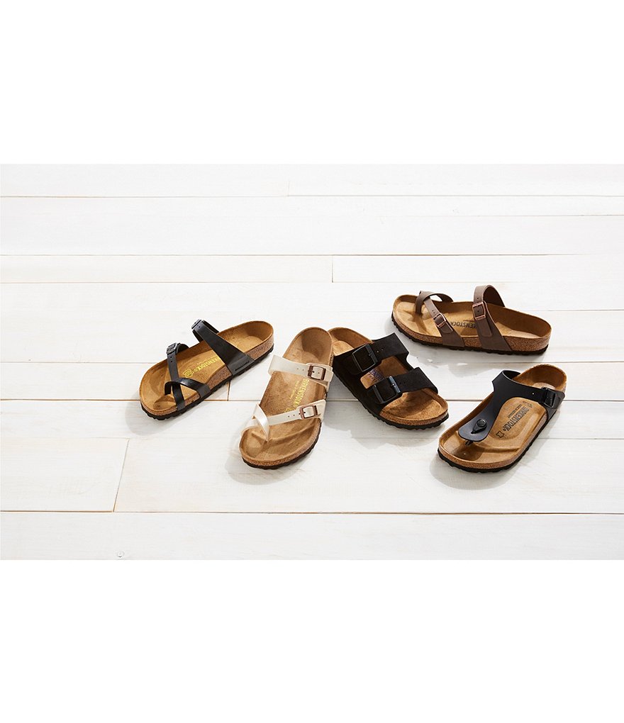 Birkenstock Women's Arizona Suede Dual Adjustable Buckle Strap Sandals