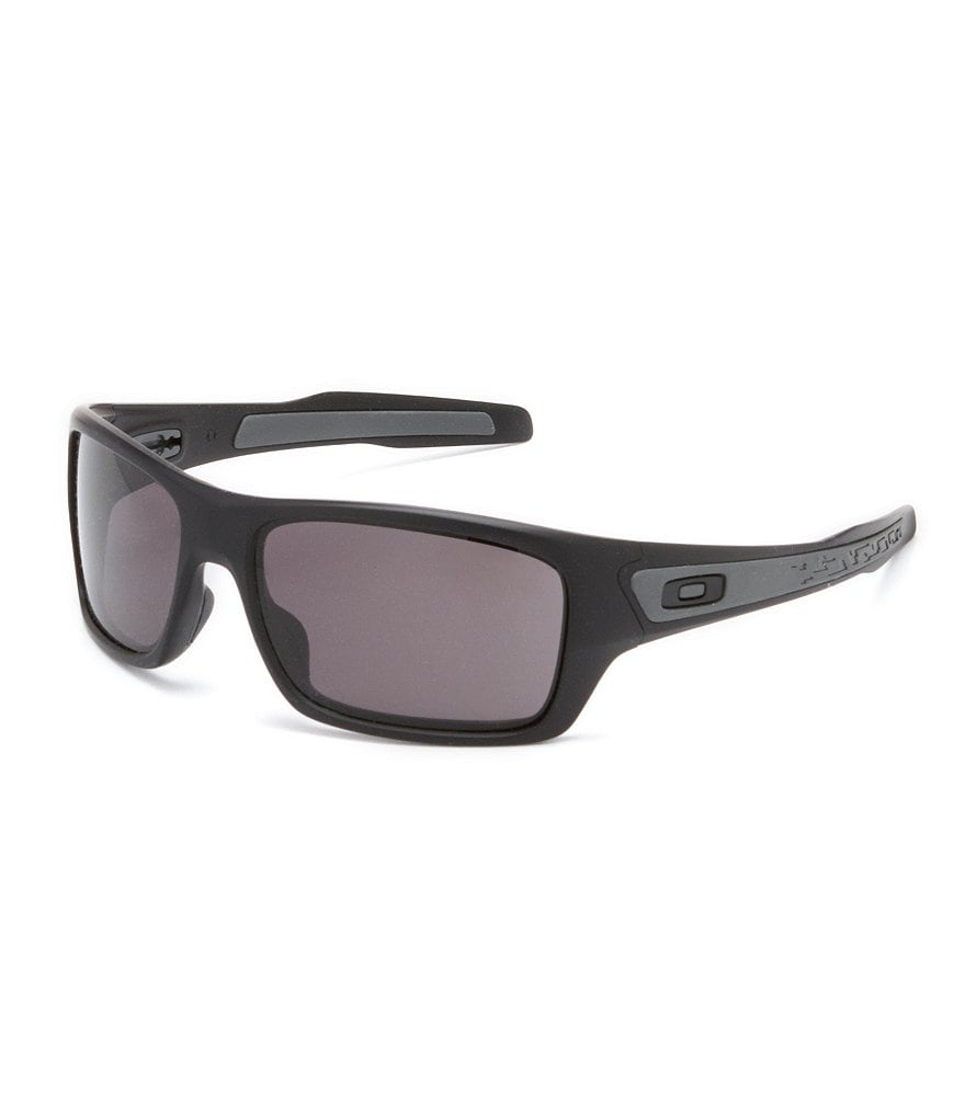 Oakley Turbine Matte Black Rectangle Sunglasses