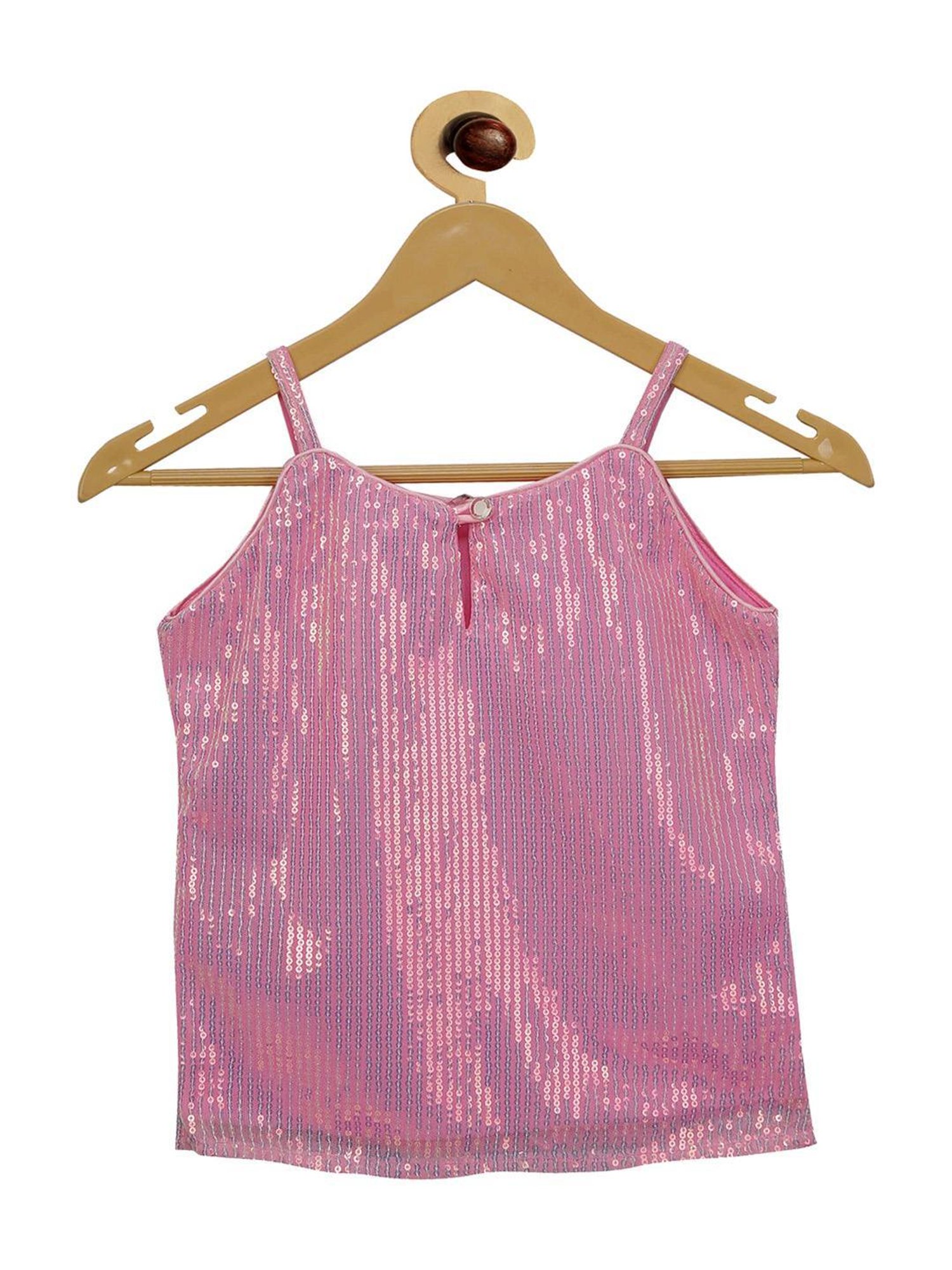 Tiny Girl Kids Pink Applique Top