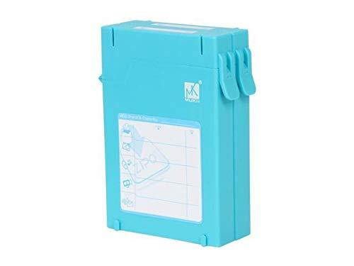 iMBAPrice Zipo 2.5" Water Resistant HDD Protection Box - Anti-Static 2 Latchable Hard Drive Protector Case (Pack of 1) Blue