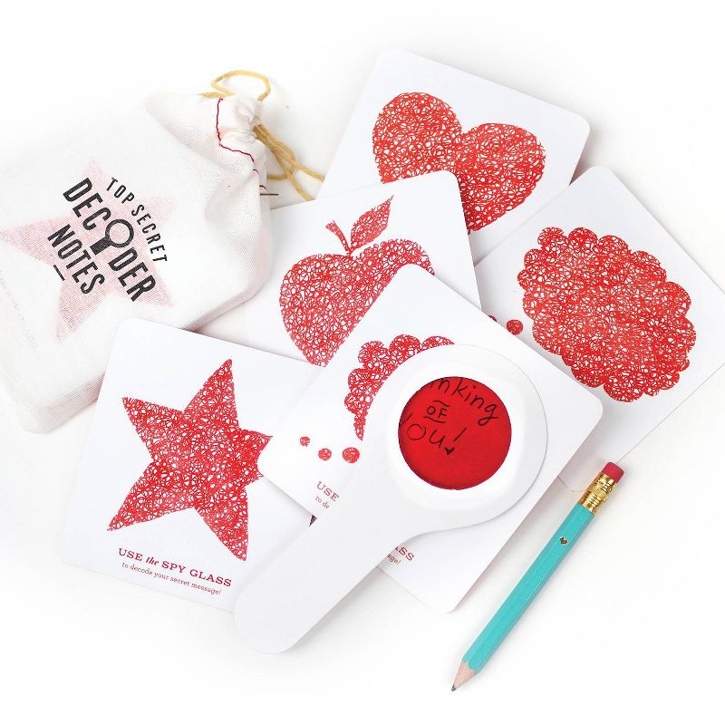 Secret Decoder Note Cards