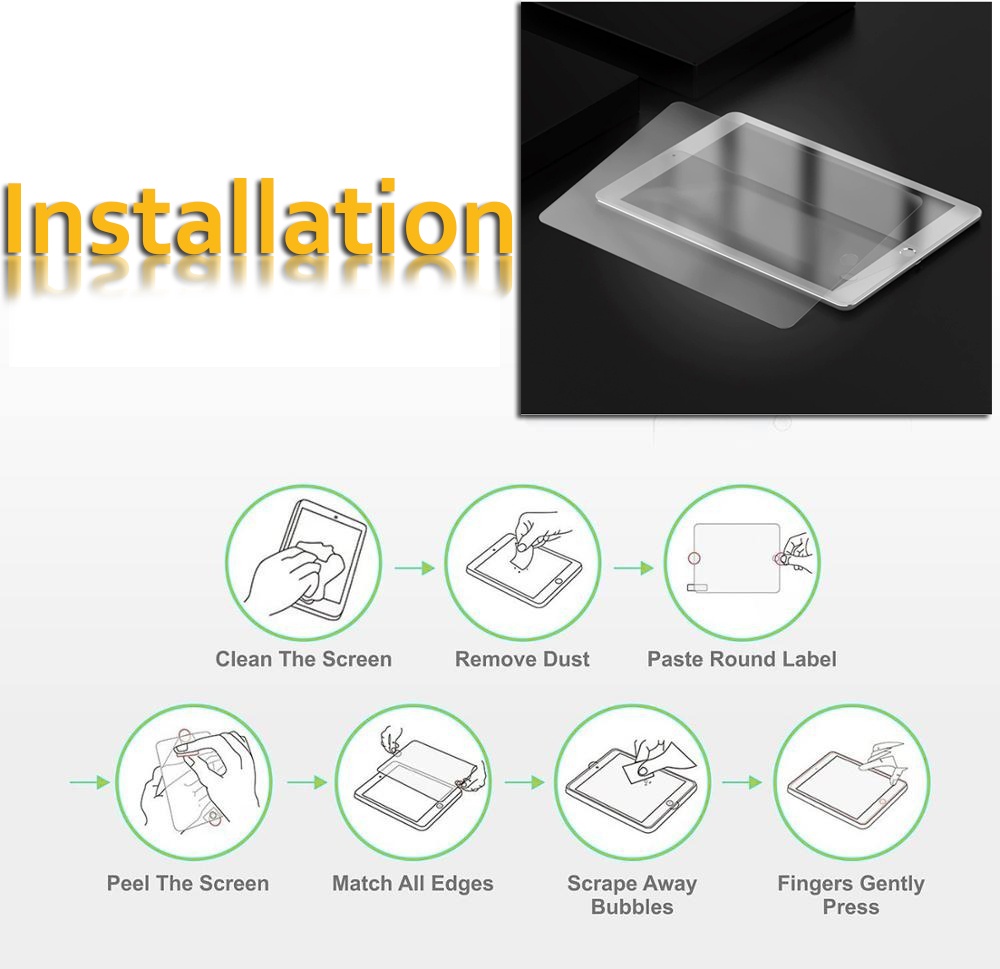 KIQ iPad 10.2 8 / 7 Case, EVA Foam Heavy Duty Tablet Case for Kids with Handle Includes Tempered Glass Screen Protector Cover For Apple iPad 8th 7th Gen [Blue]