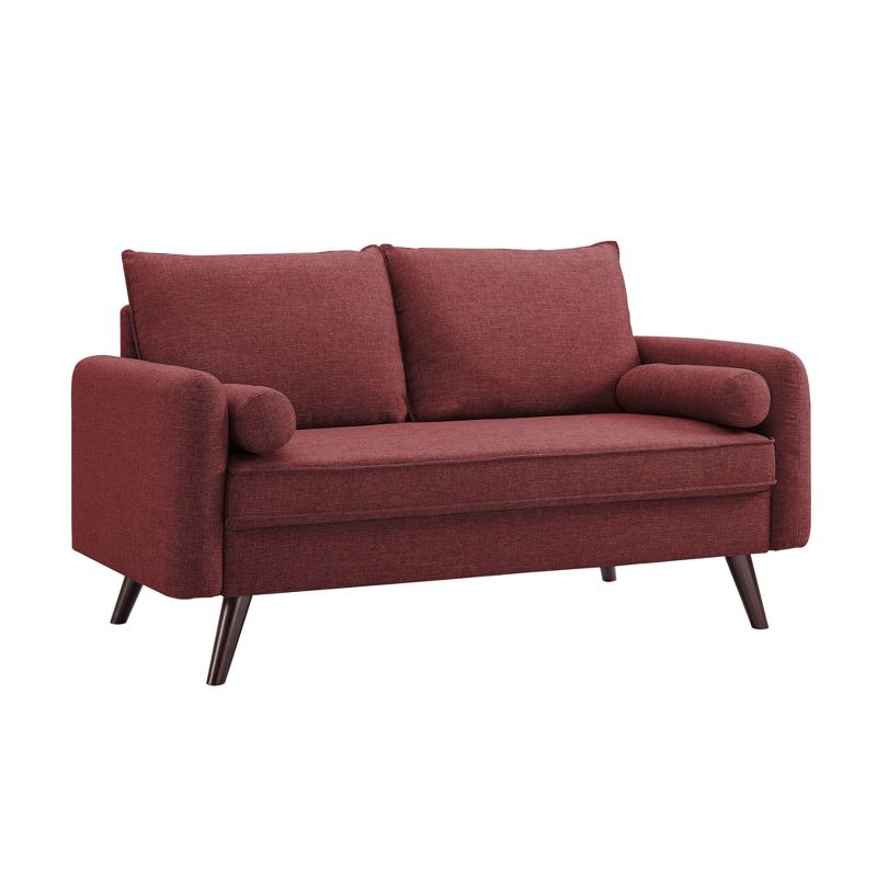Christine Loveseat Burgundy - Lifestyle Solutions