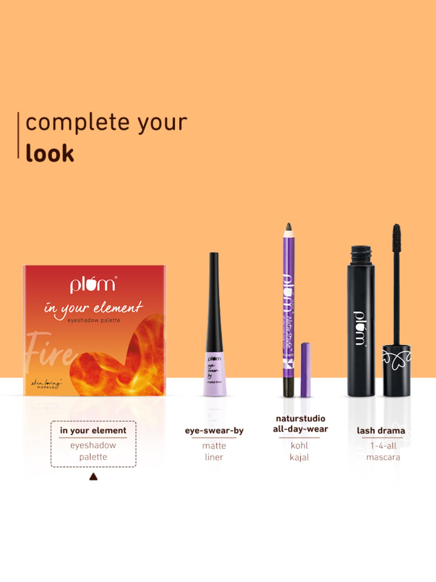 Plum In Your Element Eyeshadow Palette Fire - 10 gm