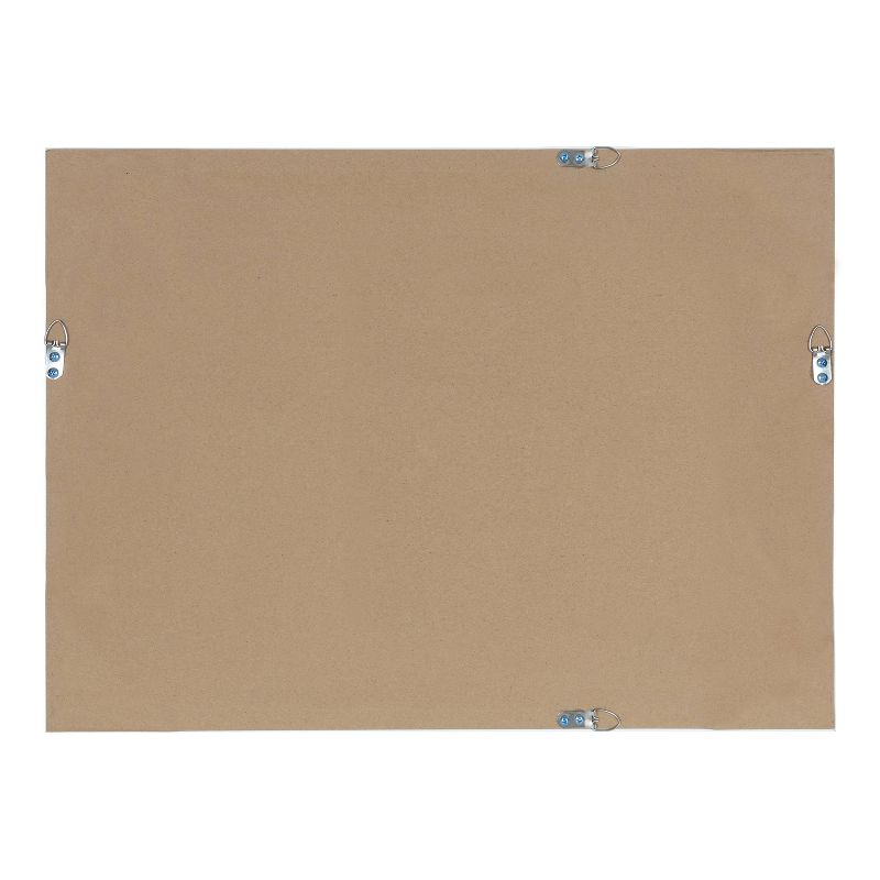 18.7" x 24.7" Rhodes Rectangle Wall Mirror White - Kate & Laurel All Things Decor