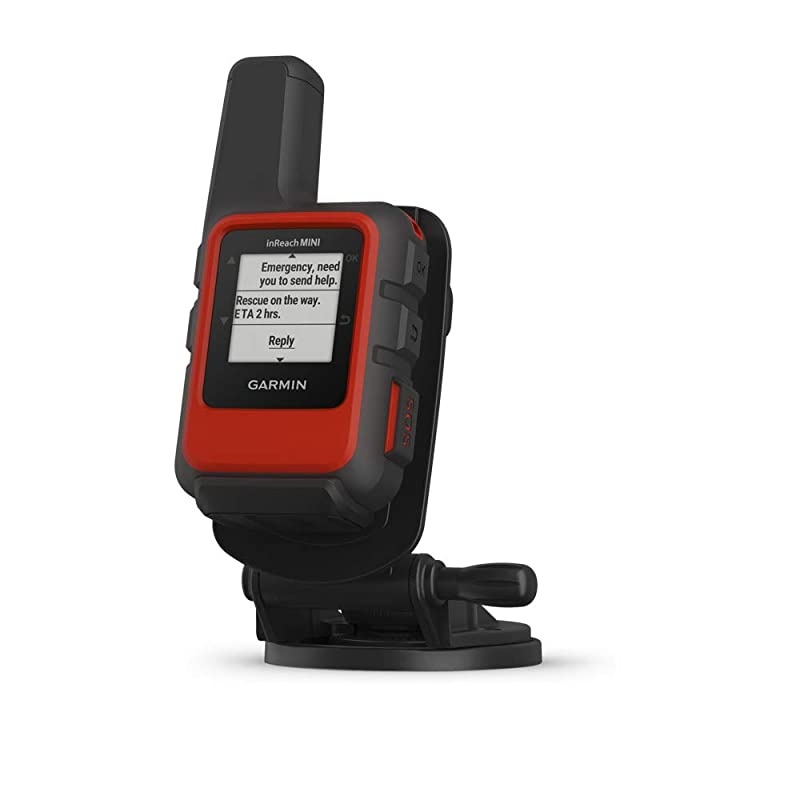 inReach Mini Marine Bundle, Lightweight and Compact Handheld Satellite Communicator with Screw Down Mount