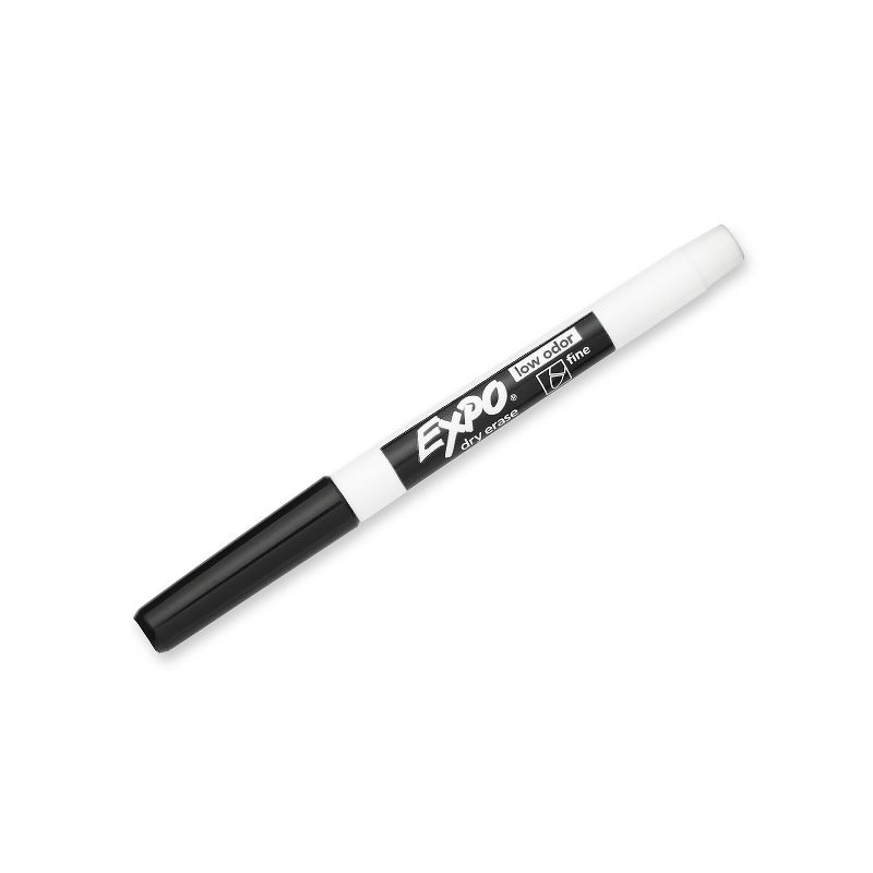 Expo Fine Tip Dry Erase Markers Low Odor 4ct Black Ink