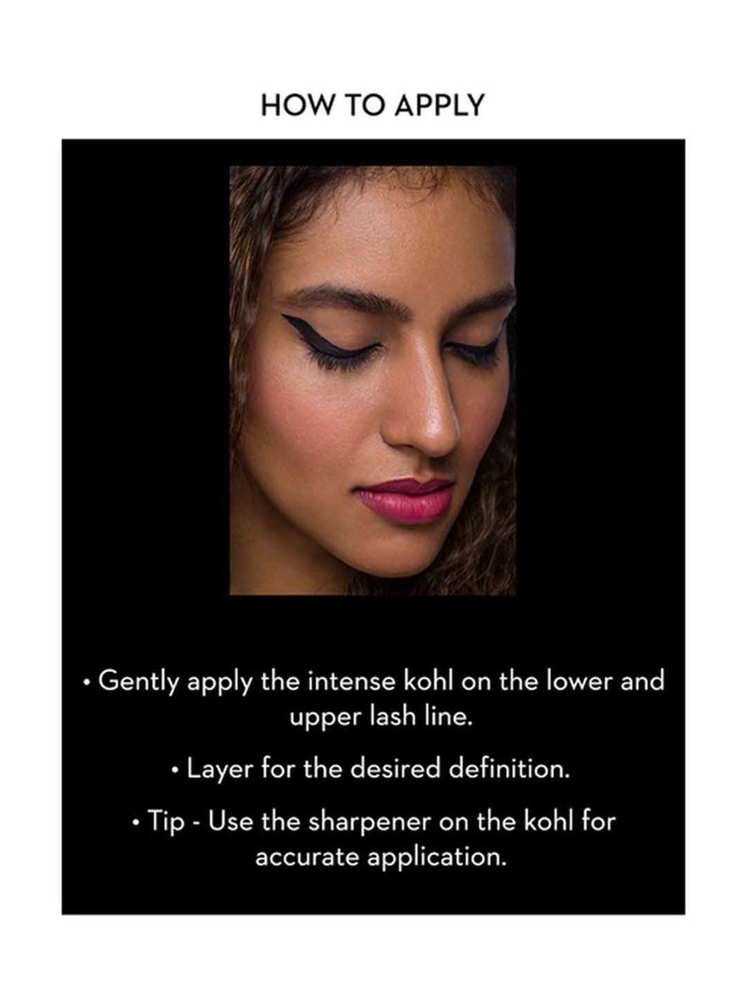 Sugar Cosmetics Stroke Of Genius Heavy Duty Kohl 01 Back To Black - 1.2 gm