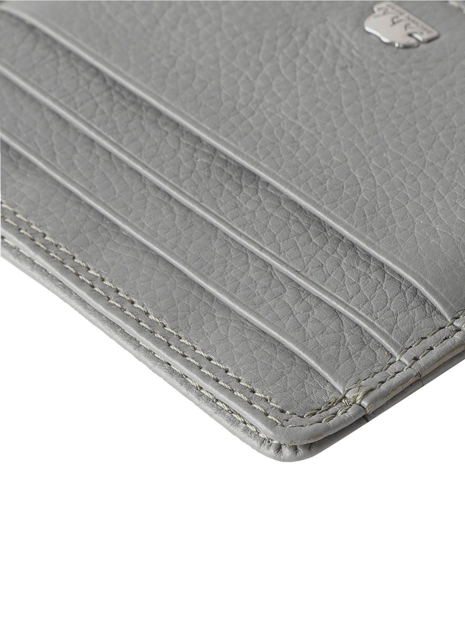 Brown Bear Grey Casual Leather Rfid Card Holder for Men