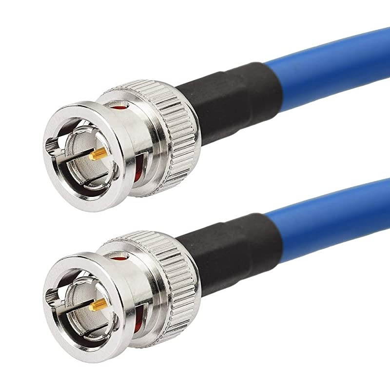 SDI Cable BNC Cable 3G/6G/12G (Belden 1694A),10FT/15FT/30FT/50FT/100FT/200FT,Supports HD-SDI/3G-SDI/4K/8K,SDI Video Cable Precision Video Cable(1Pcs)
