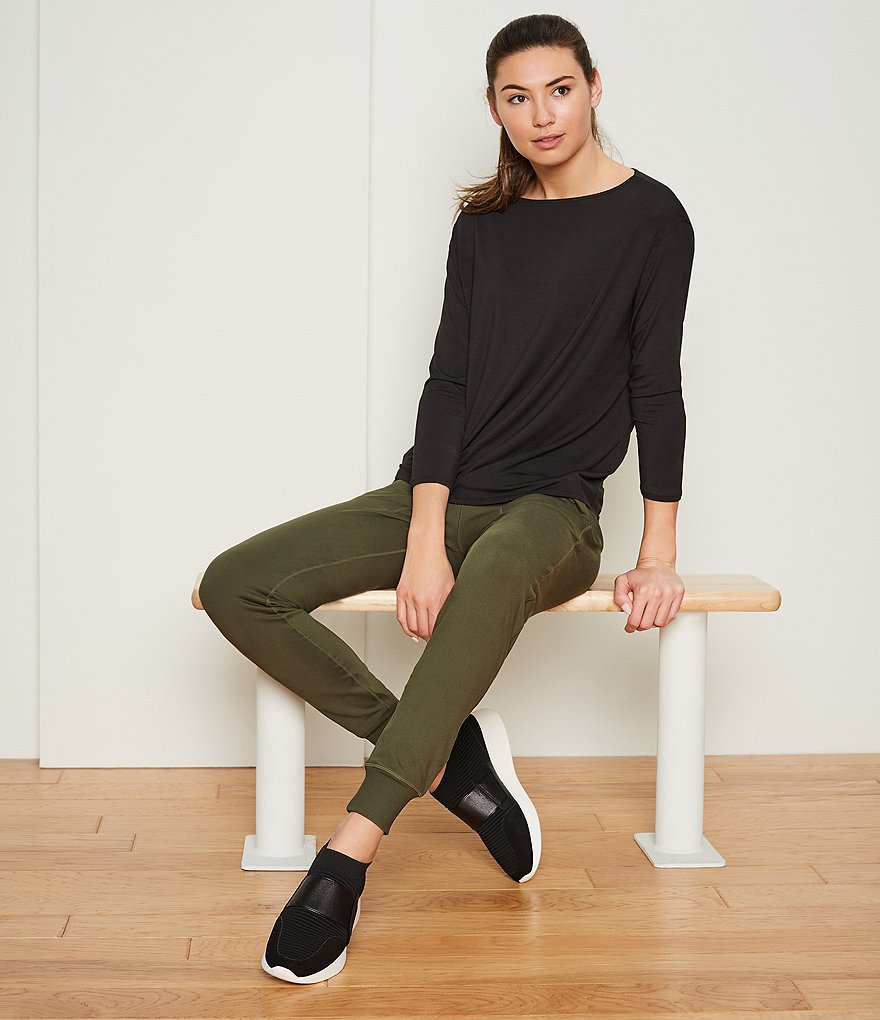 Kinesis 3/4 Sleeve Boat Neck Perfect Moisture Wicking Tee