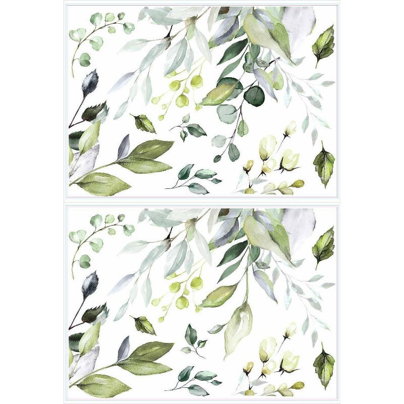Hanging Leaves Peel and Stick Giant Wall Decal - RoomMates