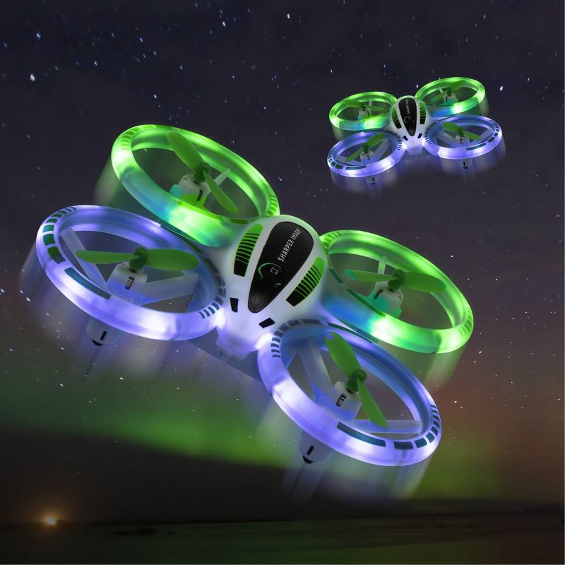 Sharper Image - Glow Up Mini Stunt Drone