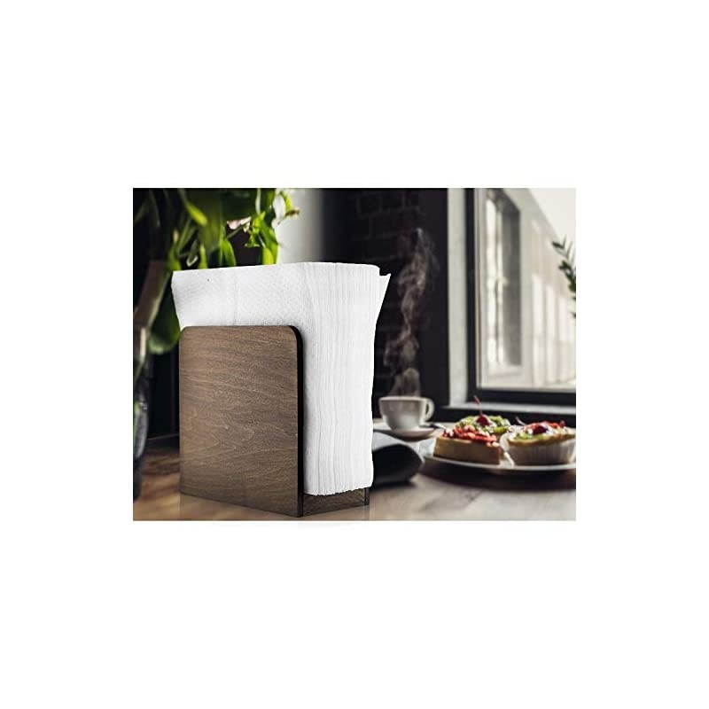 Napkin Holder - Wooden Napkin Holders For Tables - Kitchen Napkin Dispenser - Kitchen Accessories - Restaurant Decor - Bar Accessories And Decor