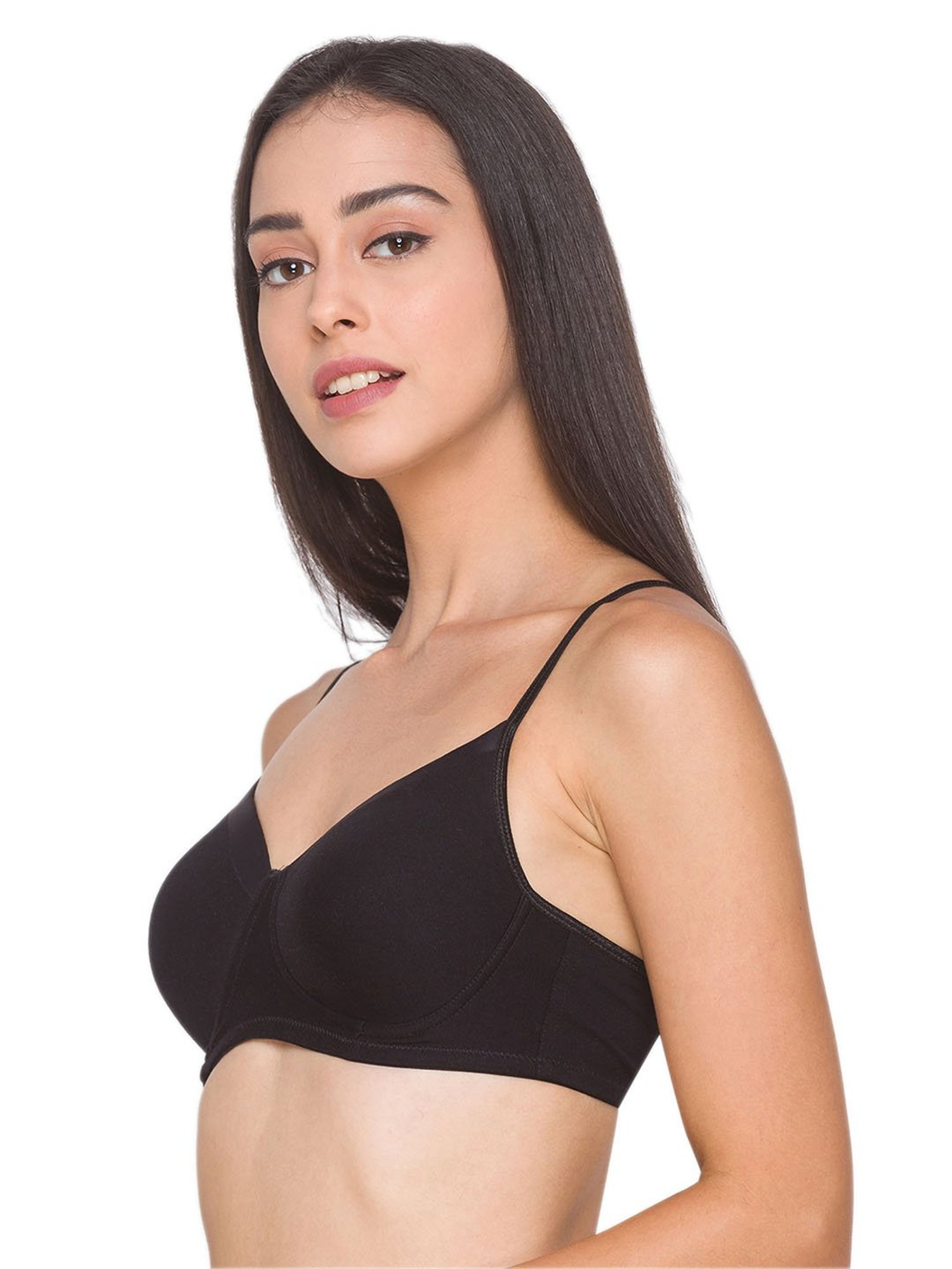 Candyskin Black Non Wired Padded Everyday Bra