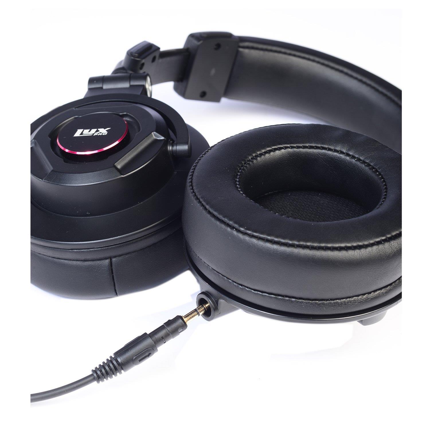 LyxPro HAS-30 Professional Studio Monitor Headphones, Detachable Cable, Foldable