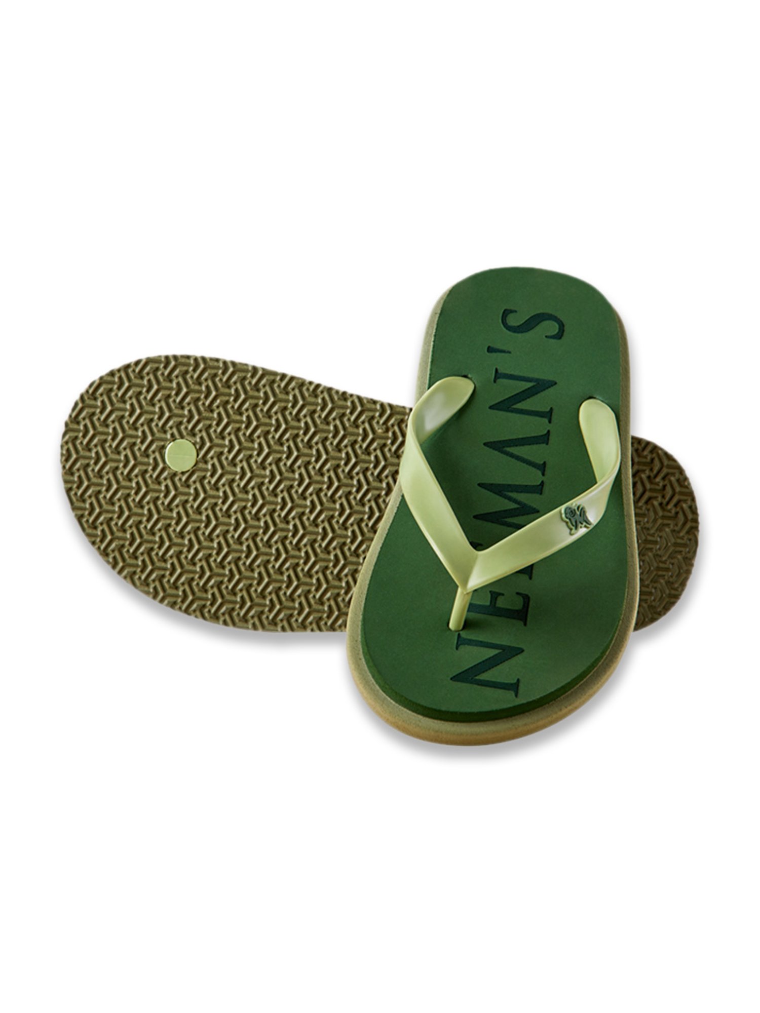 Neemans Men's Eco Classic Green Flip Flops