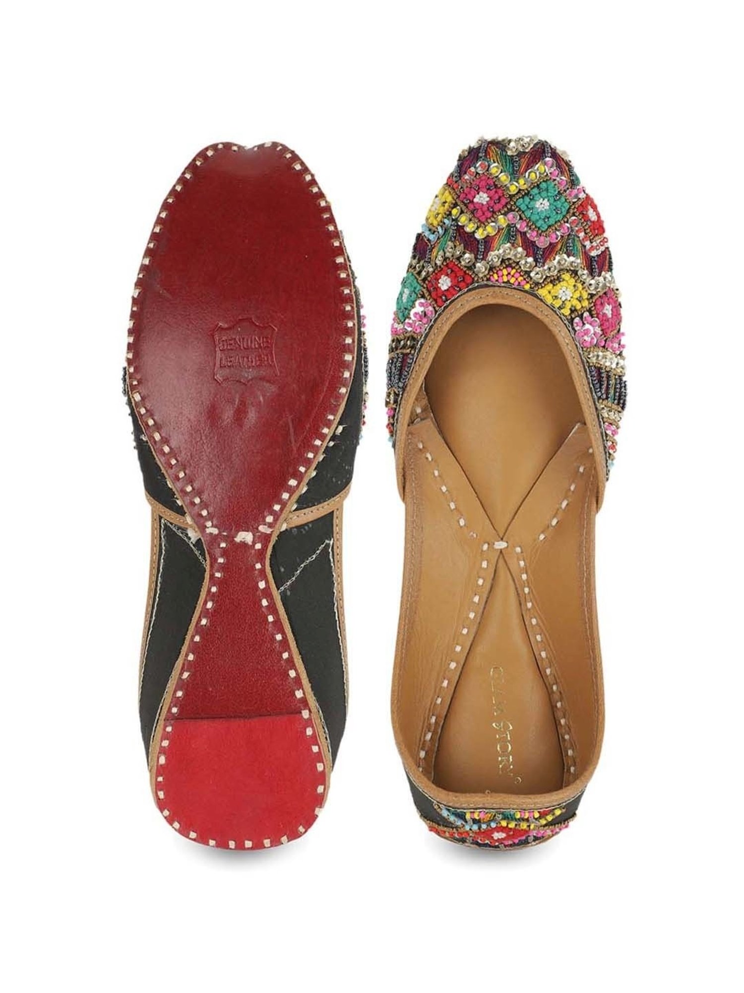 Glam Story Women's Multicolor Ethnic Juttis