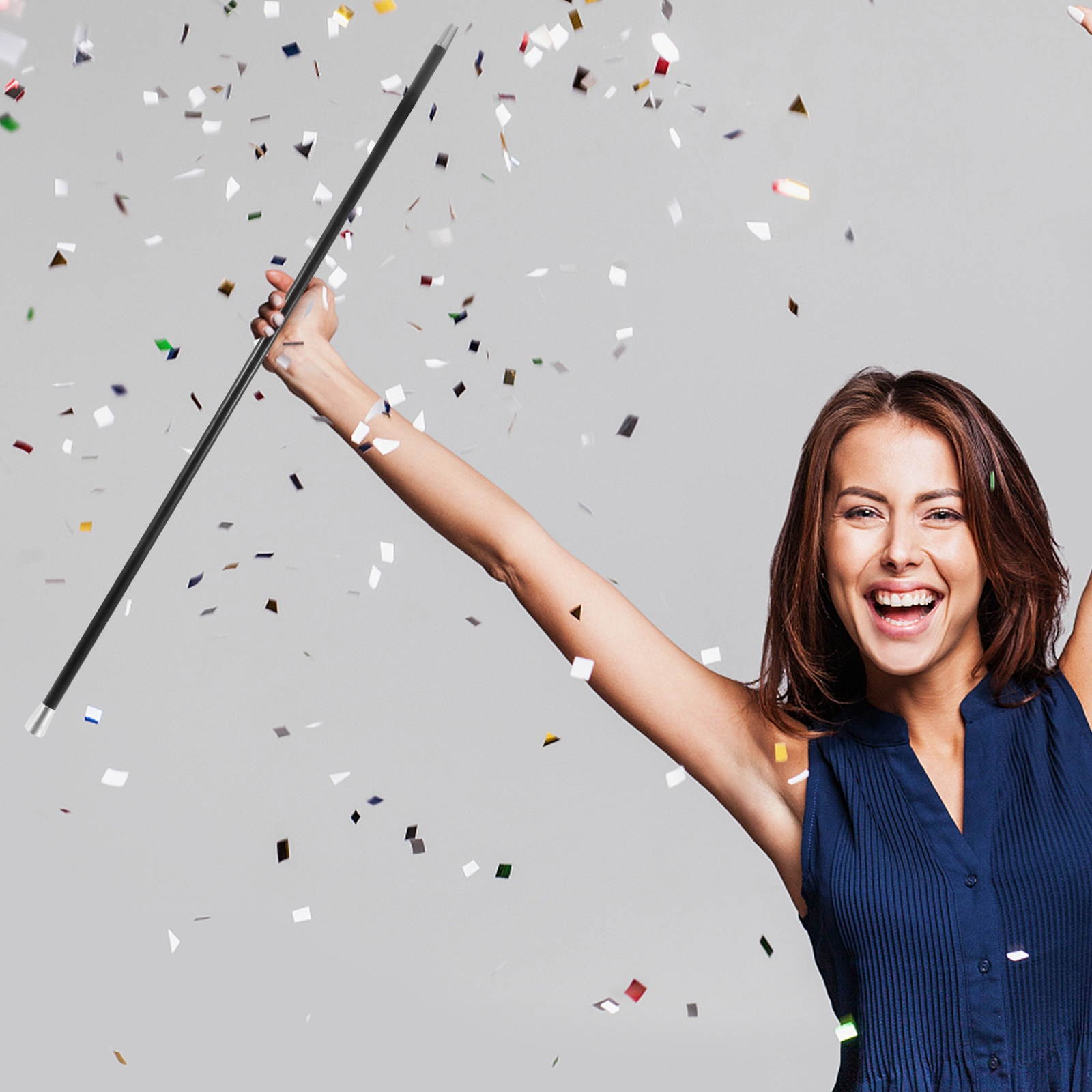 1pc Practical Two-section Arts Entertainment Tool Dancing Stick Stage Tricks Wand