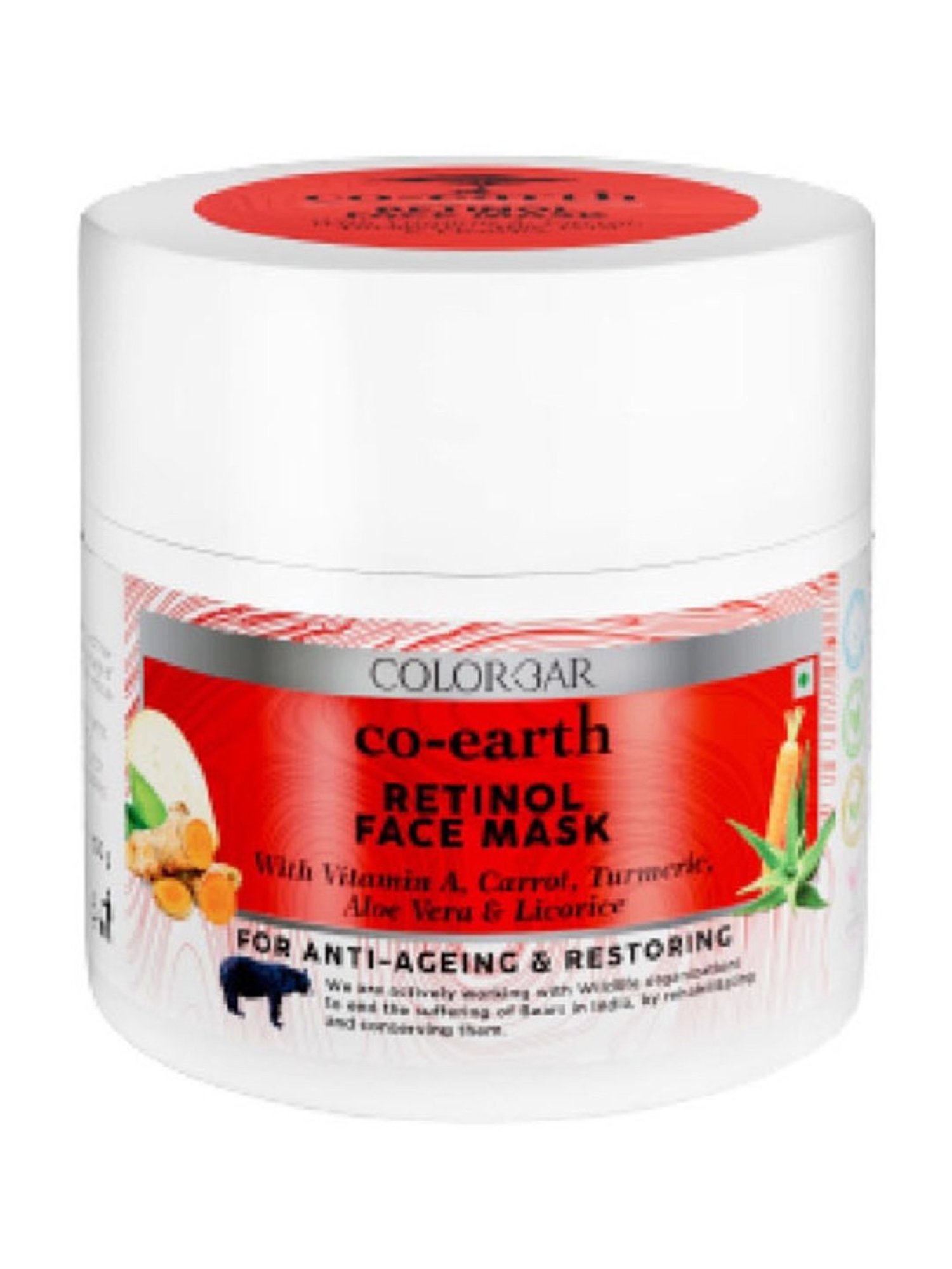 Colorbar Co-earth Retinol Face Mask - 100 gm