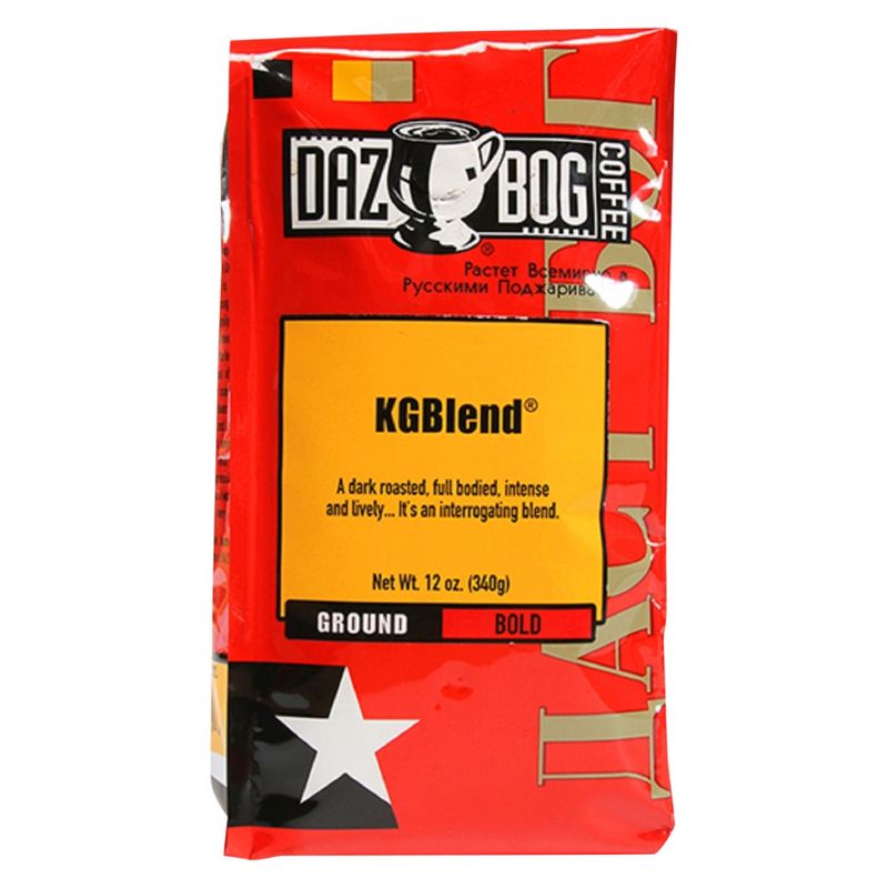 Dazbog KGBlend Dark Roast Ground Coffee - 12oz