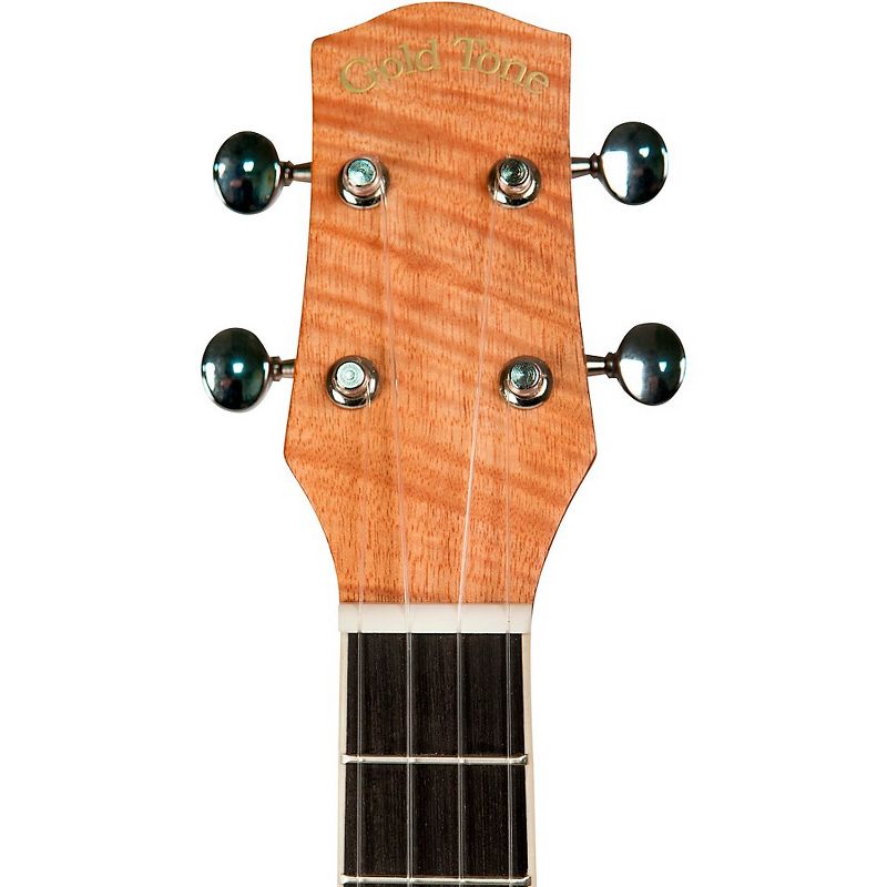 Gold Tone Left-Handed Tenor-Scale Curly Maple Resonator Ukulele with Gig Bag Natural