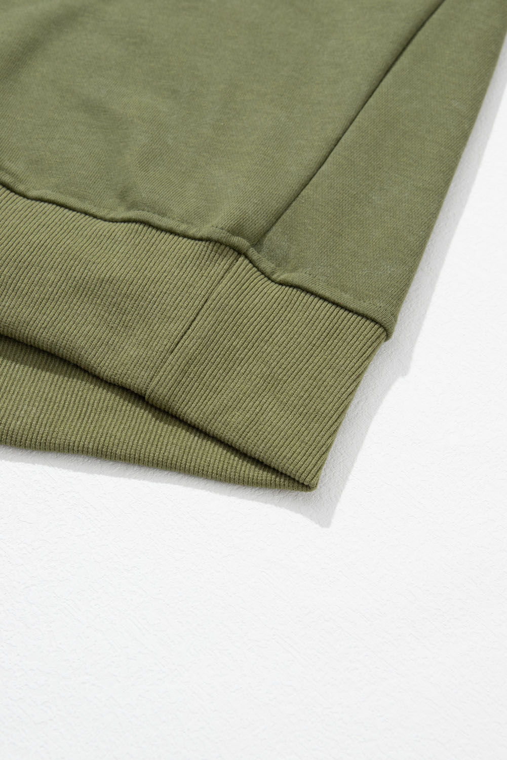 Pink Sequins Candy Cane Round Neck Sweatshirt