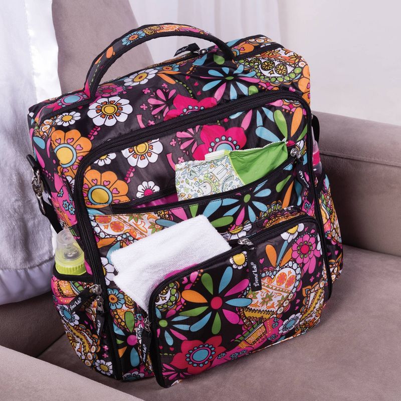 Trend Lab Convertible Backpack Diaper Bag - Bohemian Floral