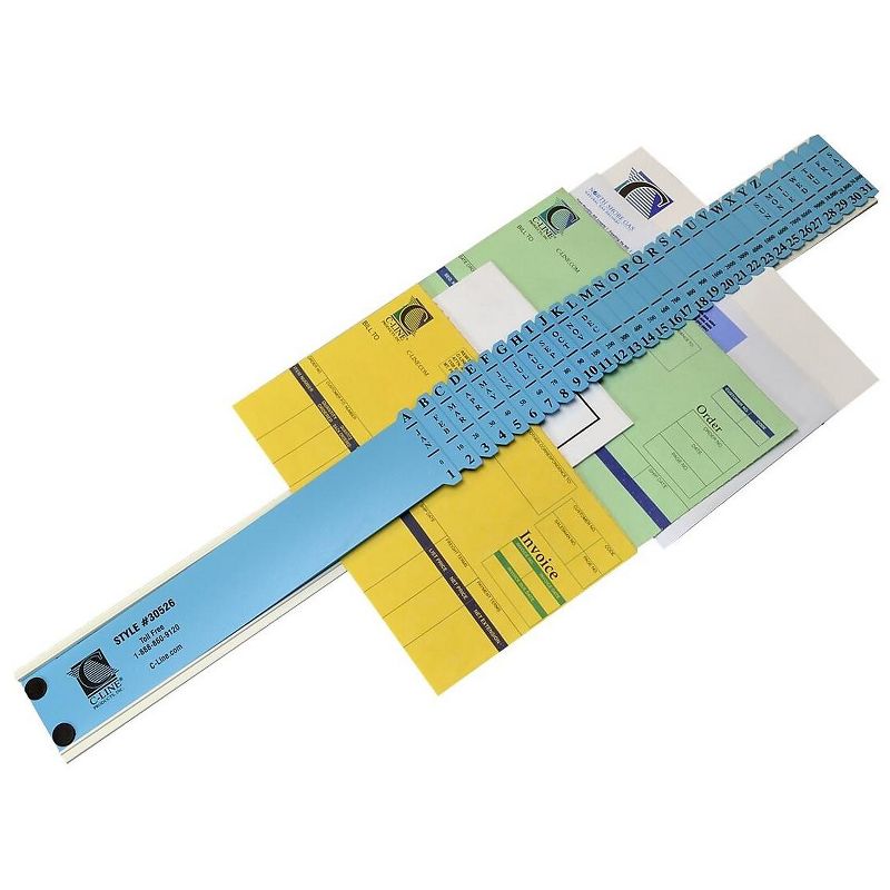 Quaker Sorter A-Z/1-31/Jan-Dec/Sun-Sat/0-30 000 Index Letter Size Plastic Blue 30526