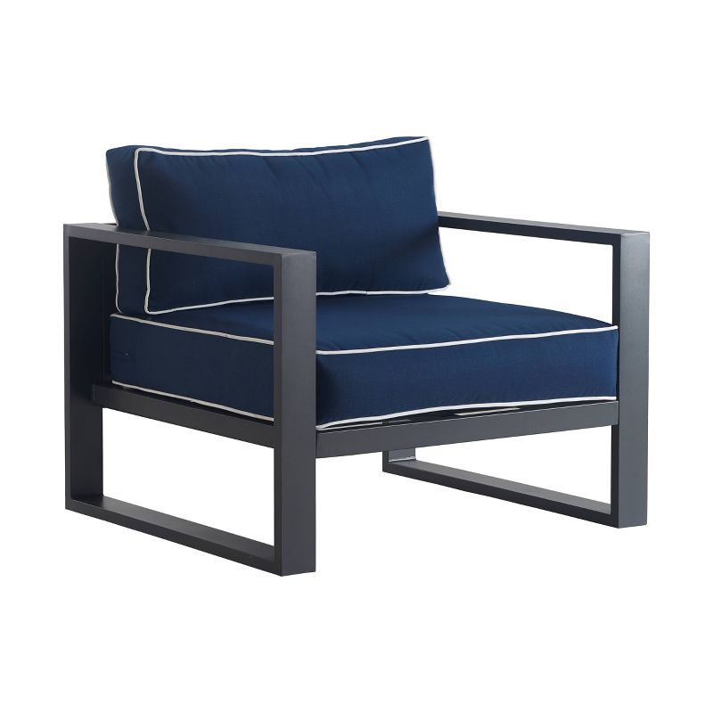 Monterey Outdoor Arm Chair - Gunmetal - Finch