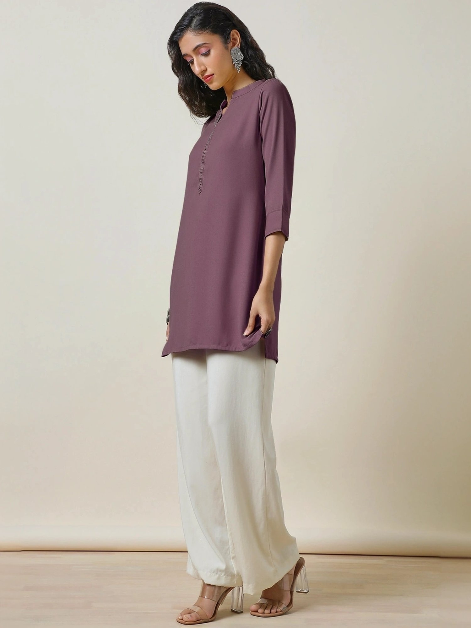 Soch Purple Plain Tunic