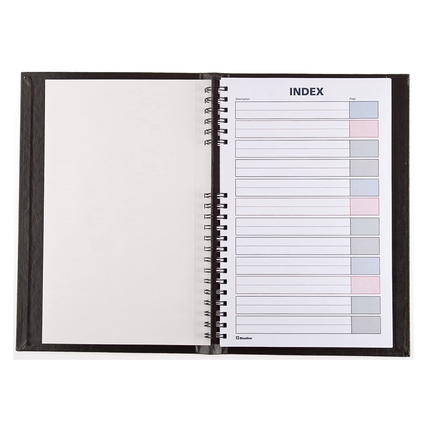 Blueline AccountPro Record Book, Black, 12.5 x 7.875 inches, 300 Pages (A7903C.01)