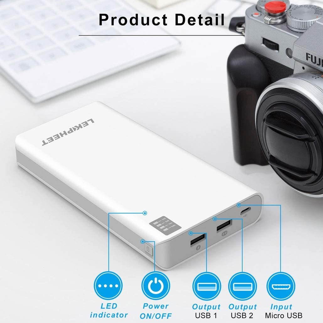 Power Banks Portable Charger 30000(mAh) Stylish Design Quick Charge Cell Phones Tablet DV etc (30000mAh)